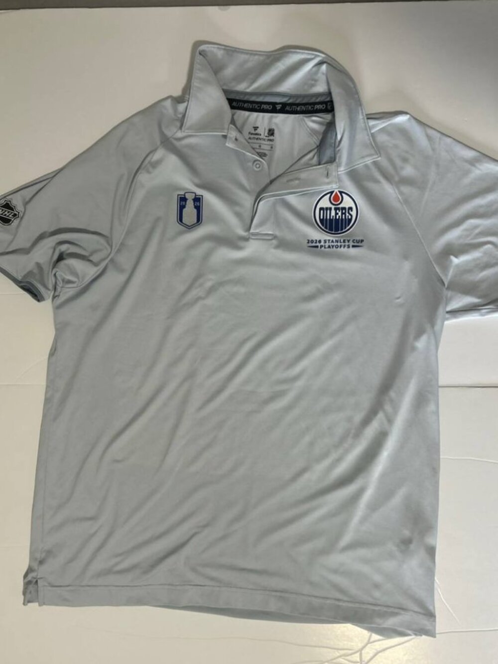 Fanatics Edmonton Oilers 2026 Stanley Cup Playoffs Polo L 🏒